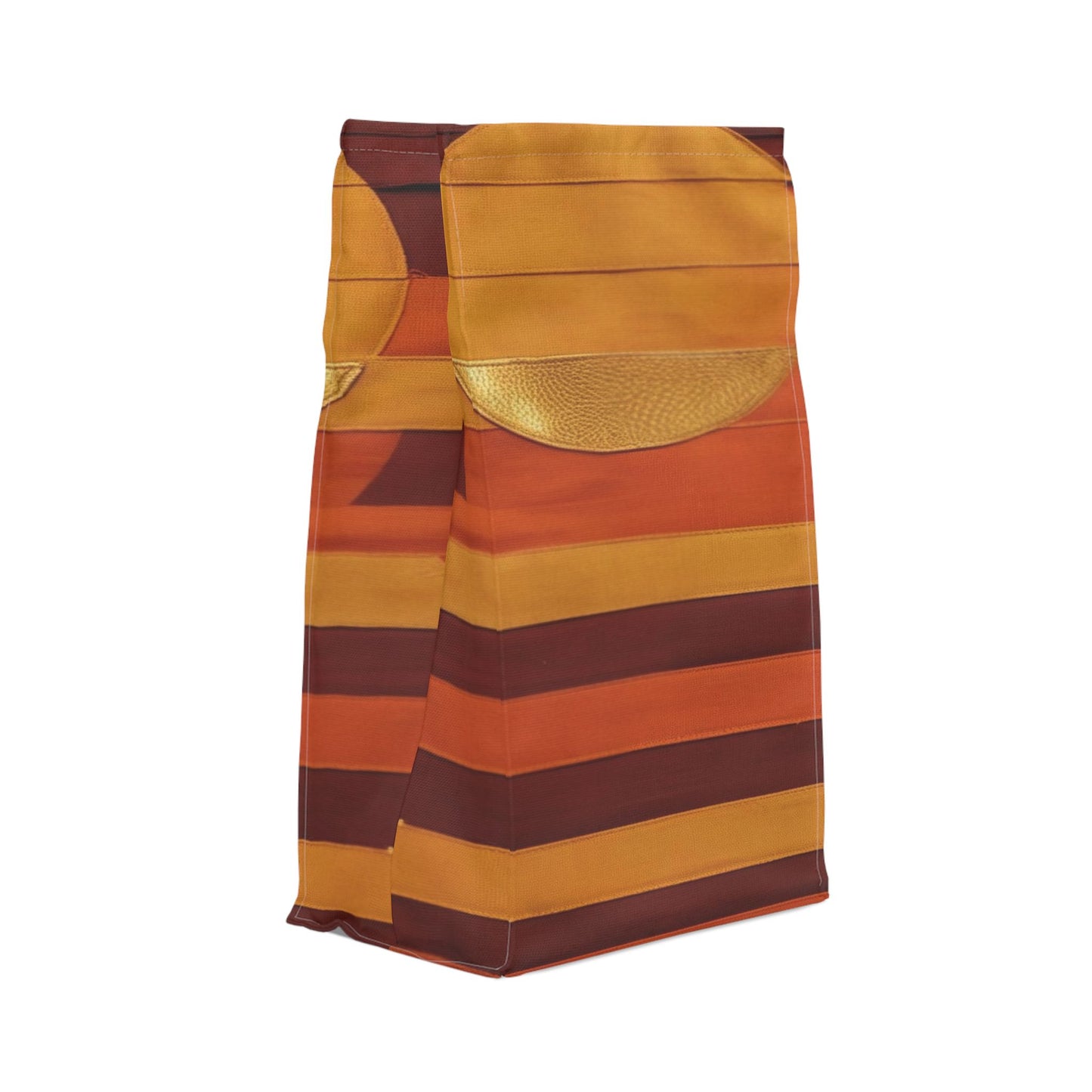 Sunset Ocean Polyester Lunch Bag, Eco-Friendly, Beach Day Essentials, Picnic, Back to School, Vibrant Summer Vibe