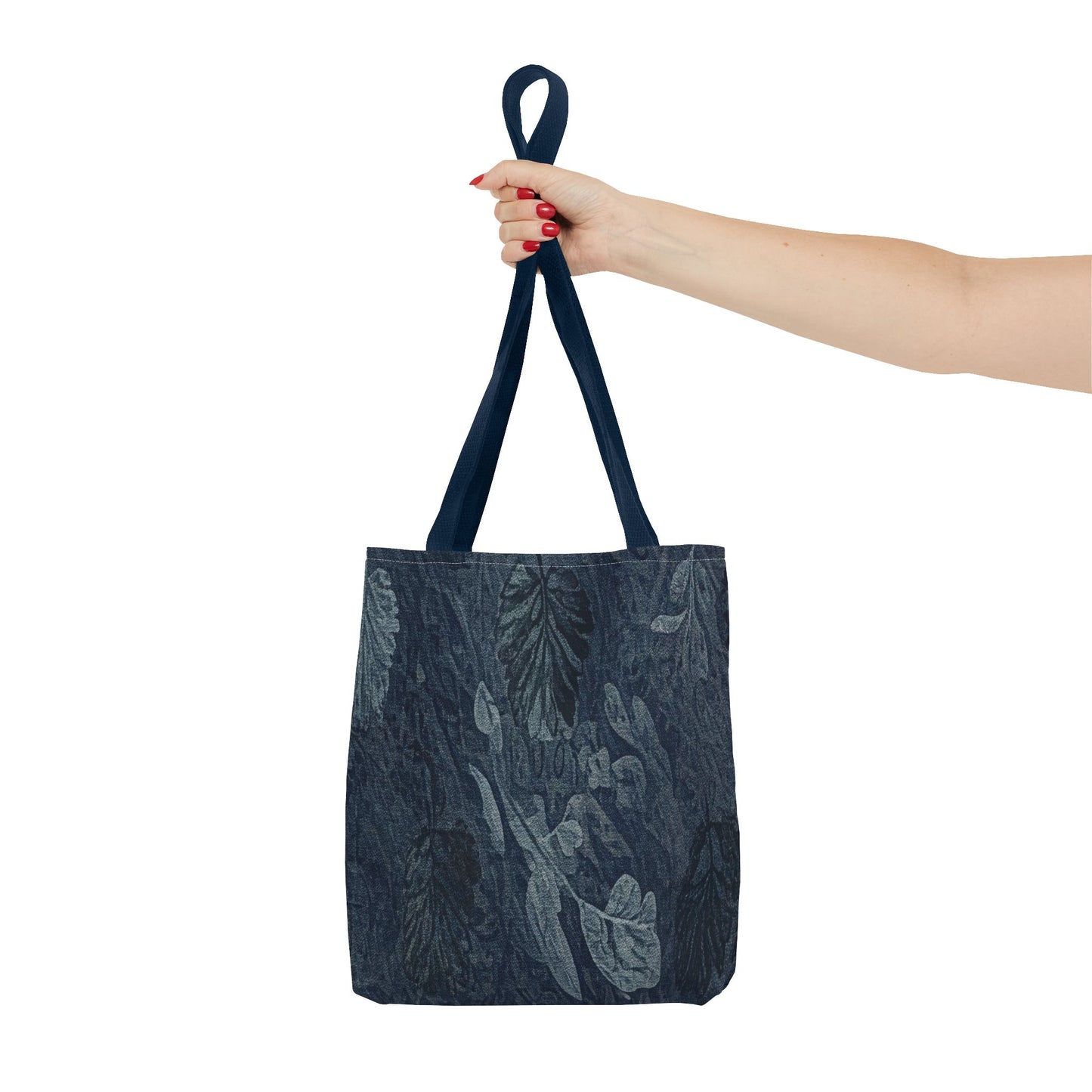 Denim Canvas Womens Tote Bag - Abstract Atums Leaves Modern Bag For Women