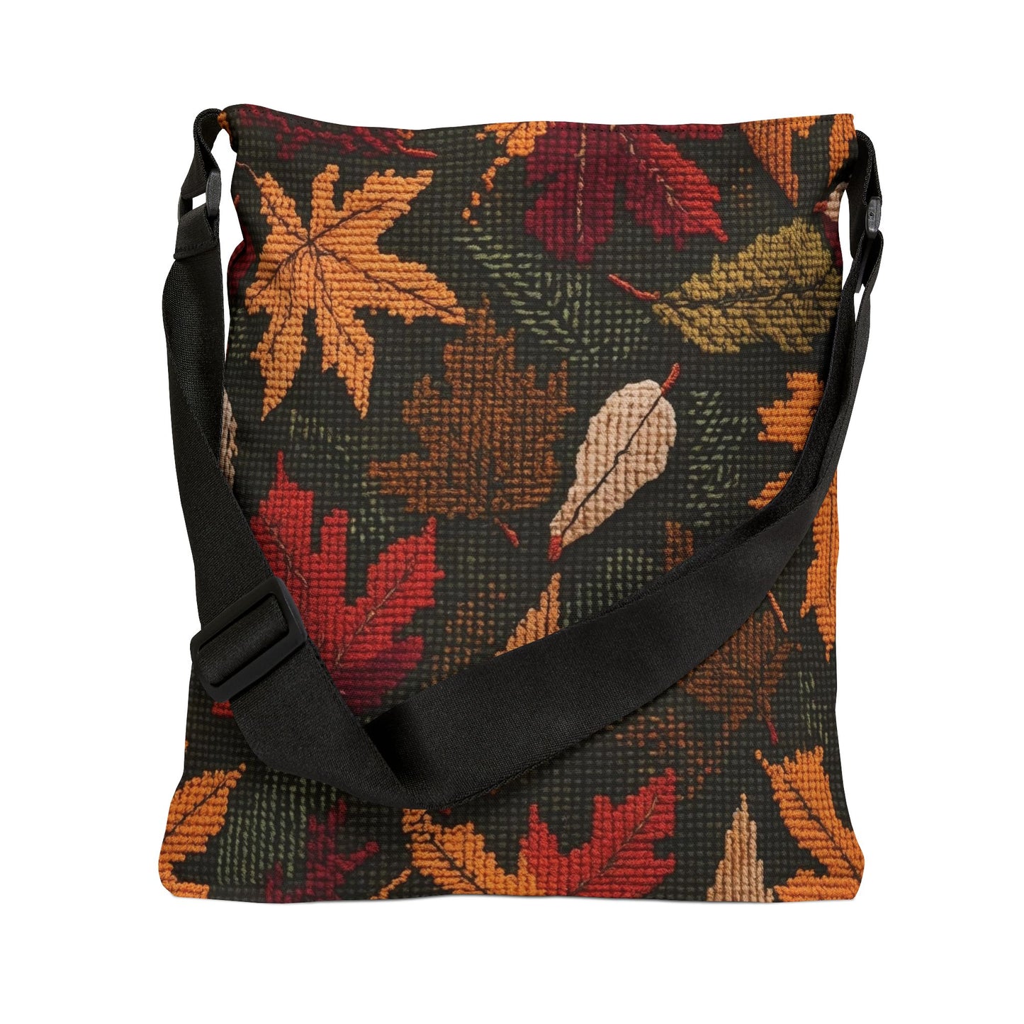 Autumn Leaves Print Tote Bag – Native-Inspired Adjustable Bag For Women