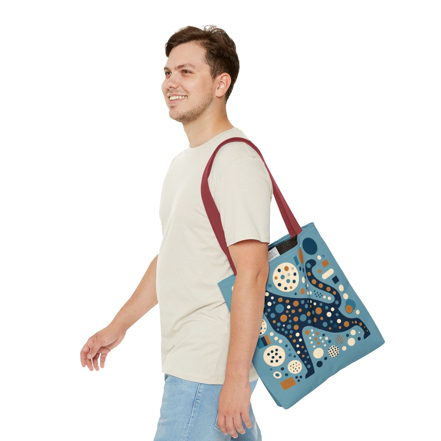 Cat Tote Bag | Colorful Animal Lover Gift | Reusable Shopping Bag | Animal Print Tote | Great Gift