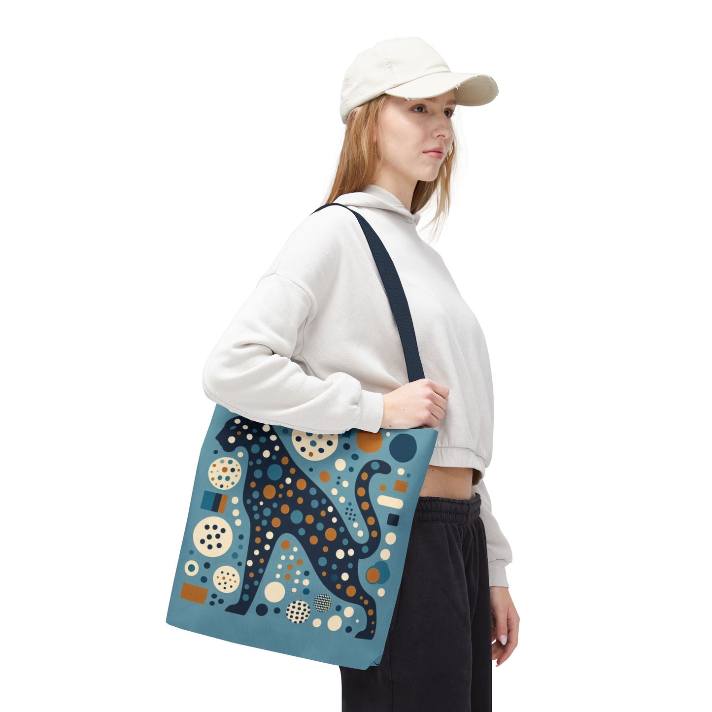 Cat Tote Bag | Colorful Animal Lover Gift | Reusable Shopping Bag | Animal Print Tote | Great Gift