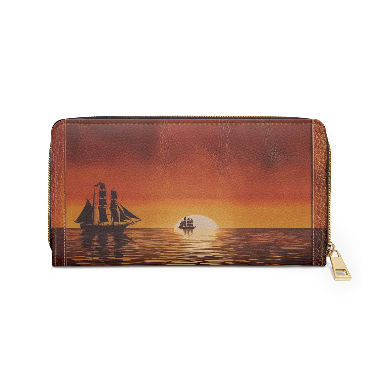 Women's Wallets - Deep Sea Vintage: Ocean-Toned in Vegan Leather