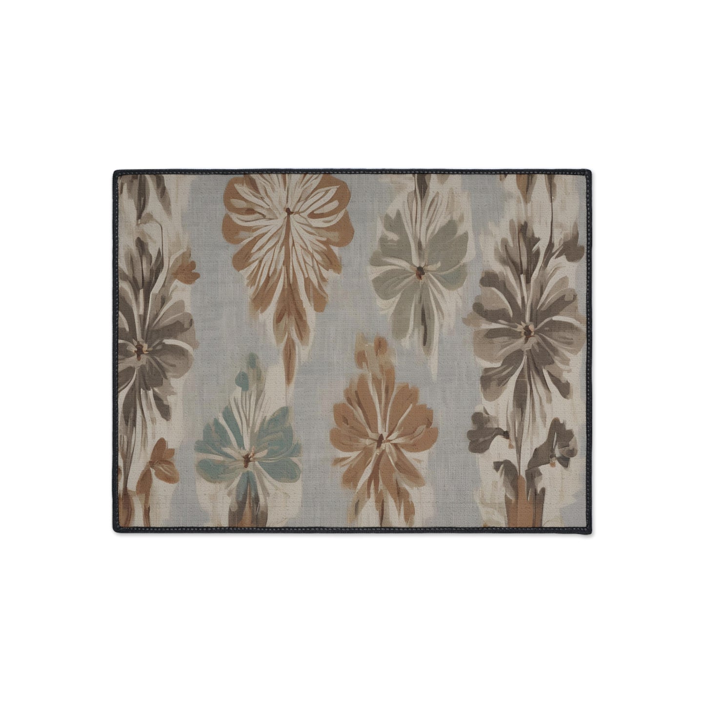 Stylish Heavy Duty Floor Mat - Elegant Floral Indoor/Outdoor Rug, Home Decor, Kitchen Mat, Entryway Welcome Mat, Durable Utility Mat
