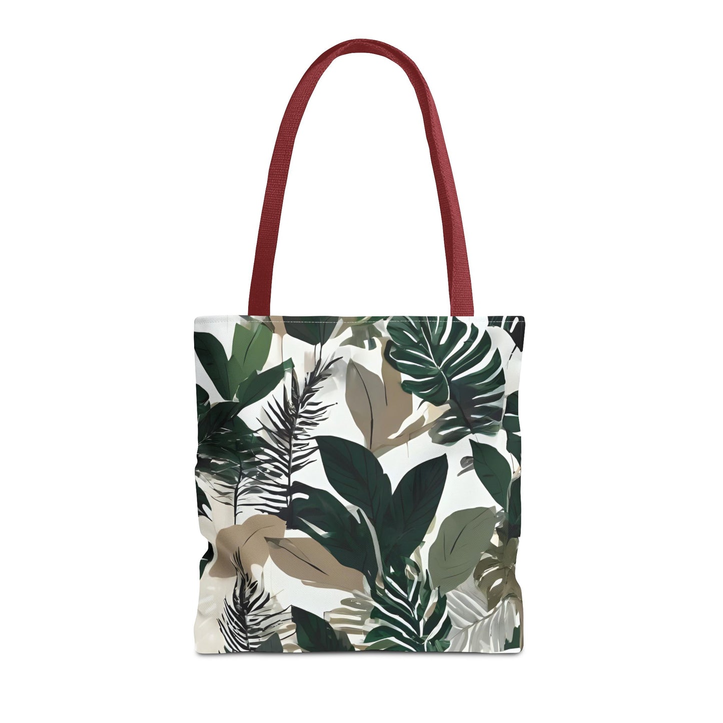 All-Over Tropical Leaves Print - Women's Tote Bag