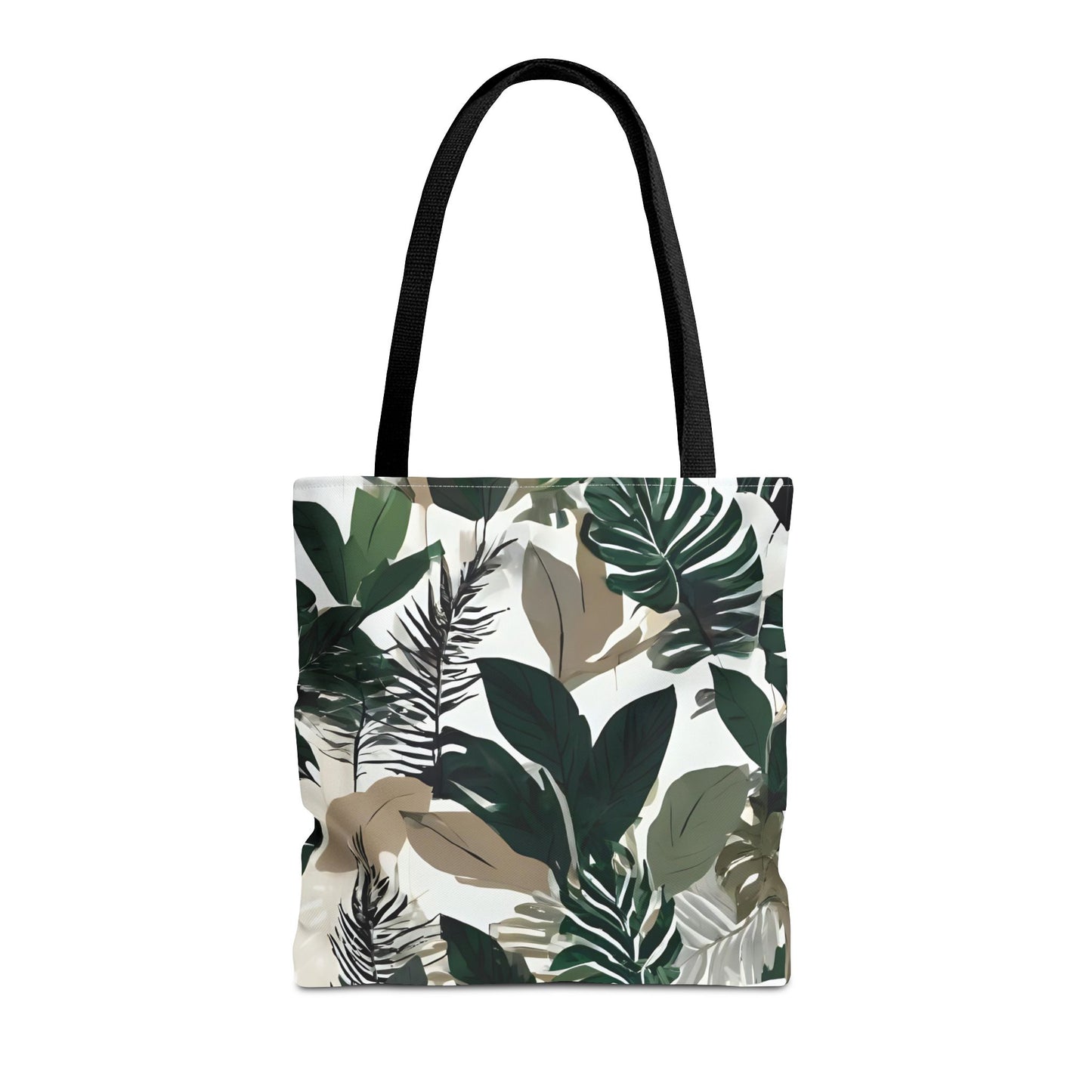 All-Over Tropical Leaves Print - Women's Tote Bag