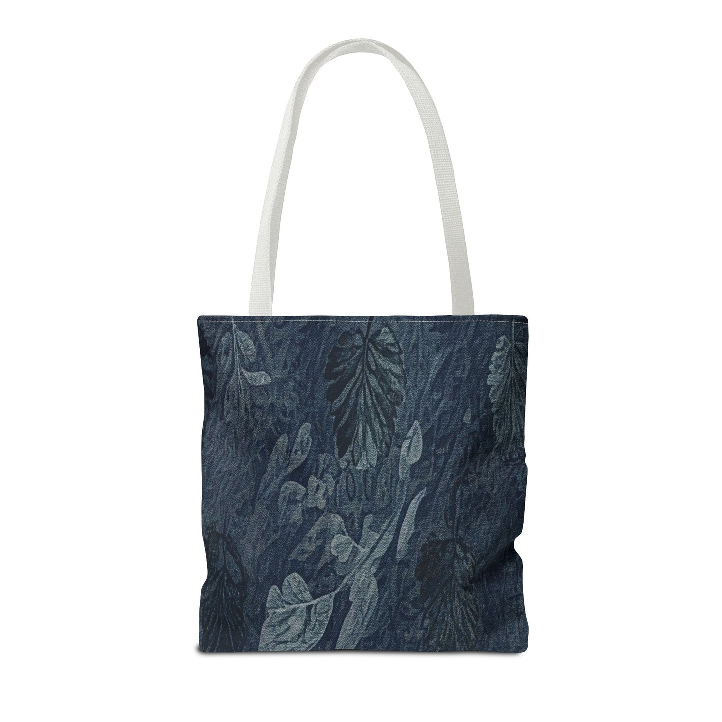 Denim Canvas Womens Tote Bag - Abstract Atums Leaves Modern Bag For Women
