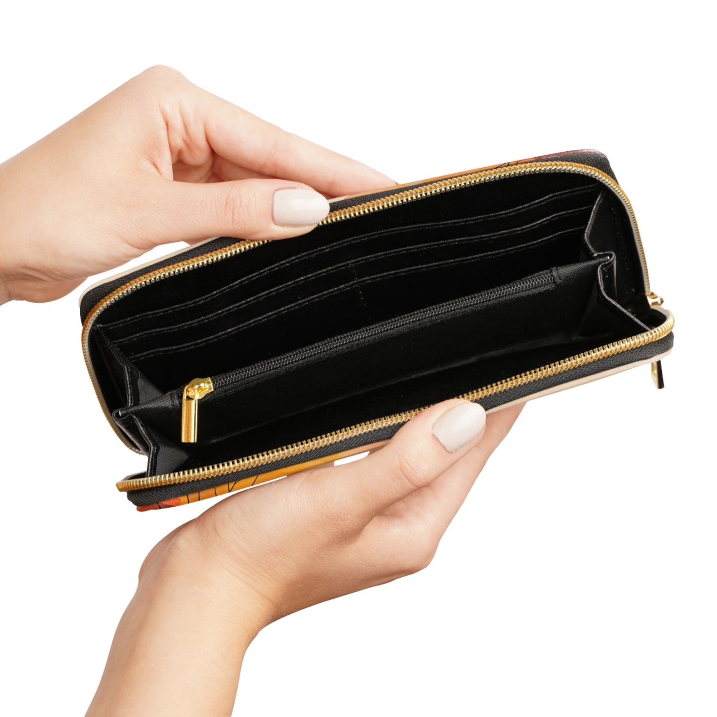 Women's Autumn Cider Leaf Wallet - Perfect for Everyday Use & Gifting