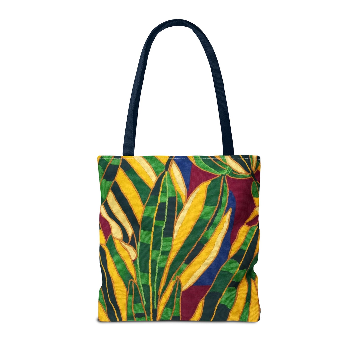 All-Over Colorful Tropical Palm Leaves Tote