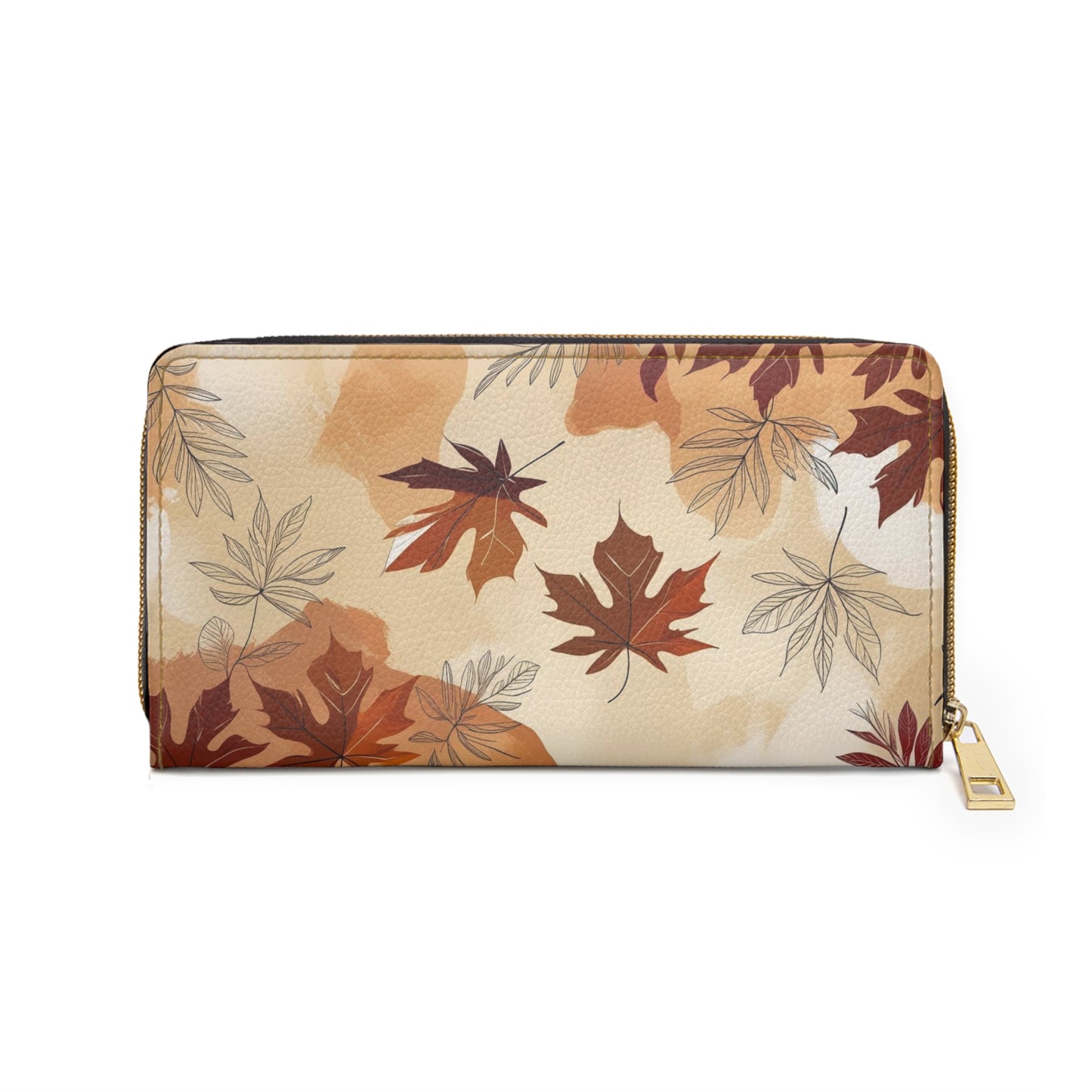 Women's Toasted Beige Autumn Leaf Wallet - Perfect for Everyday Use & Gifting