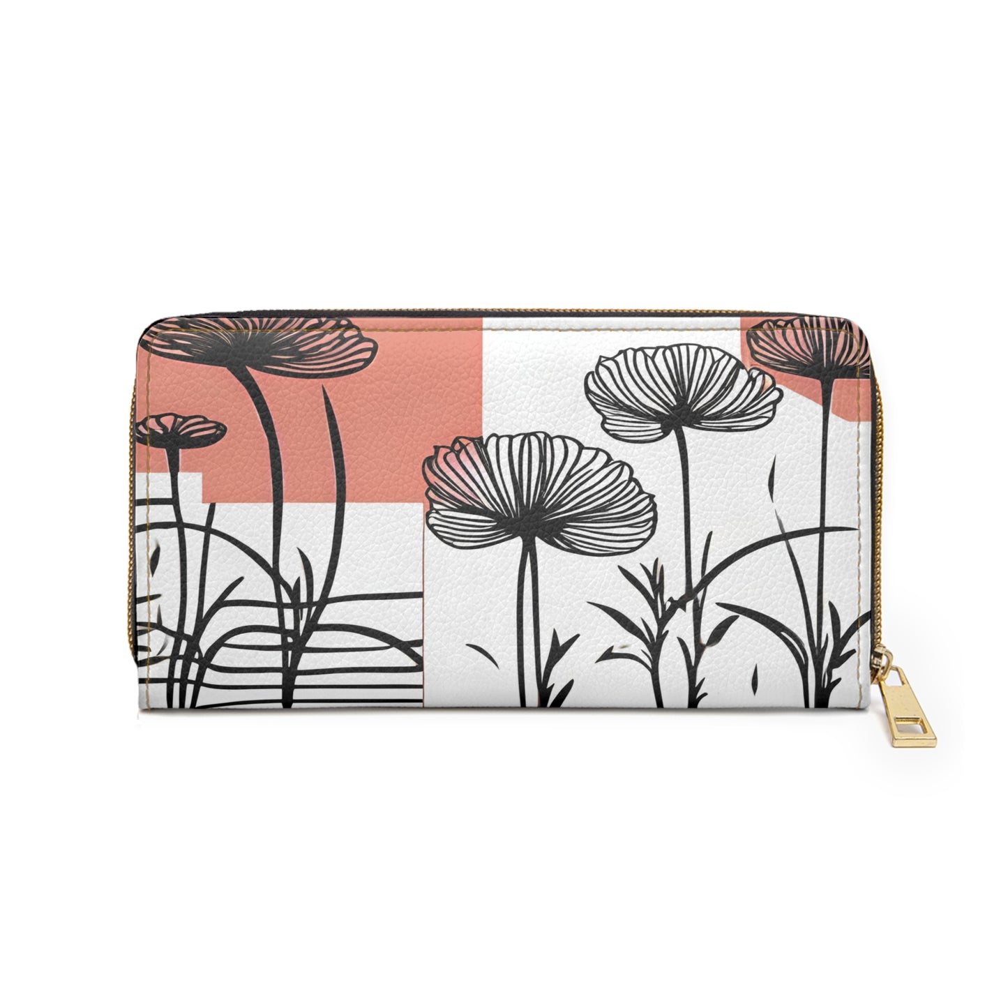Women's Coastal Floral Print - Women Abstract Wallet