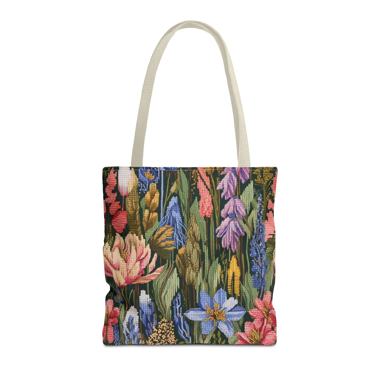 All-Over Print Botanical Floral Tote Bag - Women's Everyday Canvas Tote