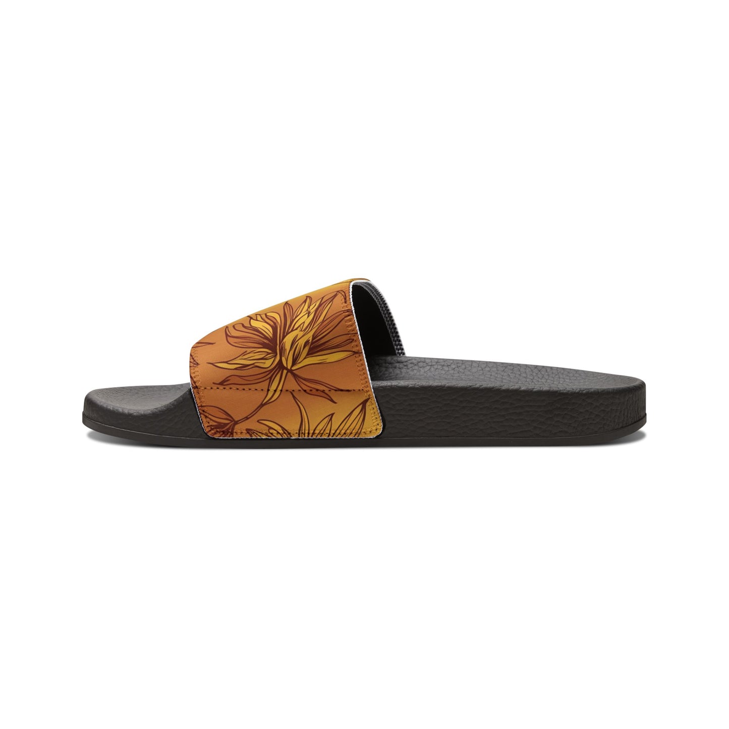 Spring/Summer Women's Botanical Slip-On Sandals, Comfortable Summer Footwear, Beach Shoes, Vacation Essentials, Trendy Slip-Ons