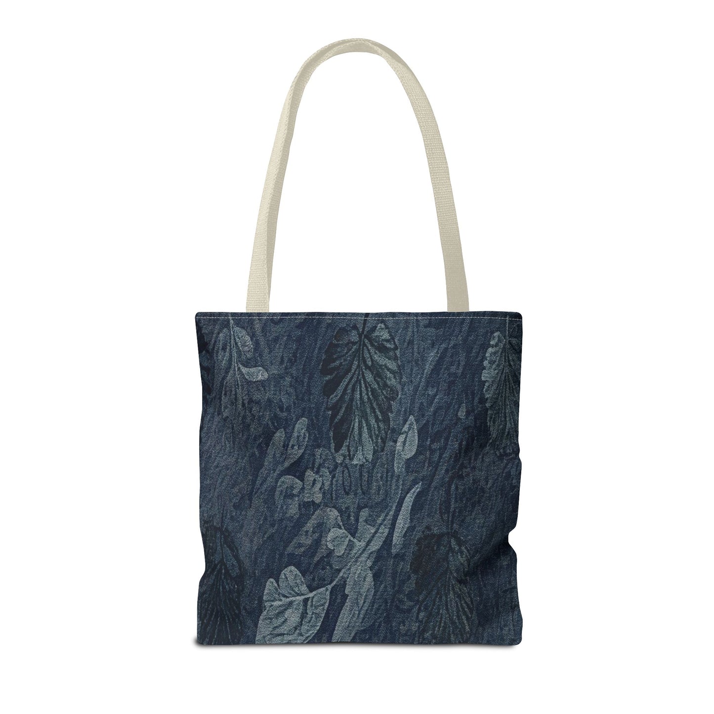 Denim Canvas Womens Tote Bag - Abstract Atums Leaves Modern Bag For Women