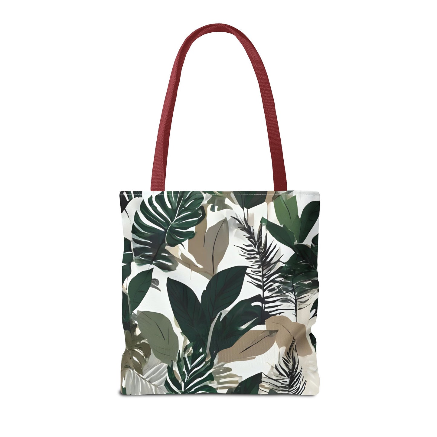 All-Over Tropical Leaves Print - Women's Tote Bag