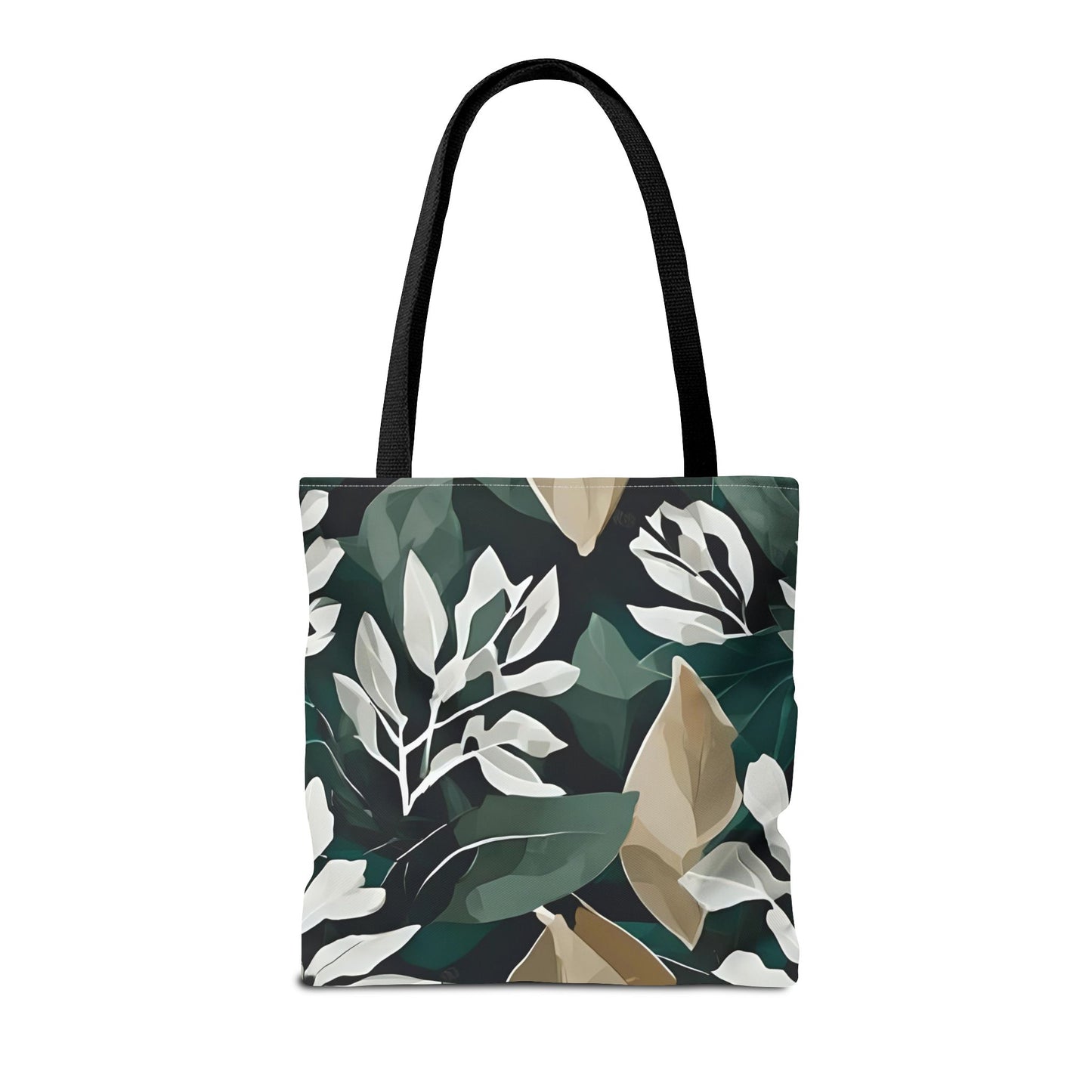 Autumn Leaf Pattern Abstract Tote Bag - Women's Reusable Shopping Bag