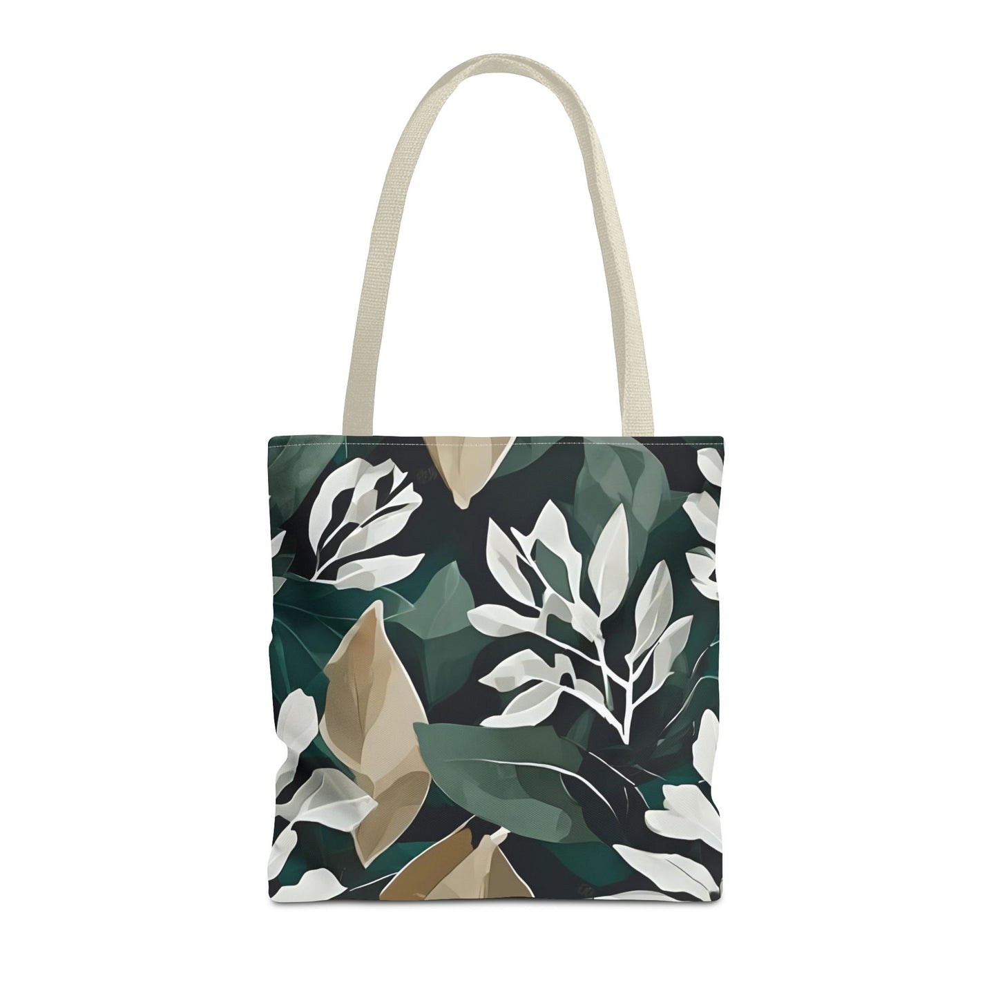 Autumn Leaf Pattern Abstract Tote Bag - Women's Reusable Shopping Bag