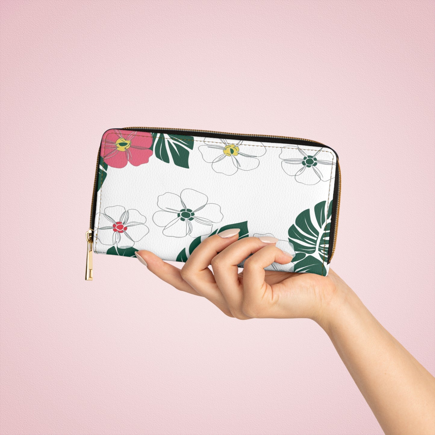 Women's Tropical Wallet - Vegan Montsera