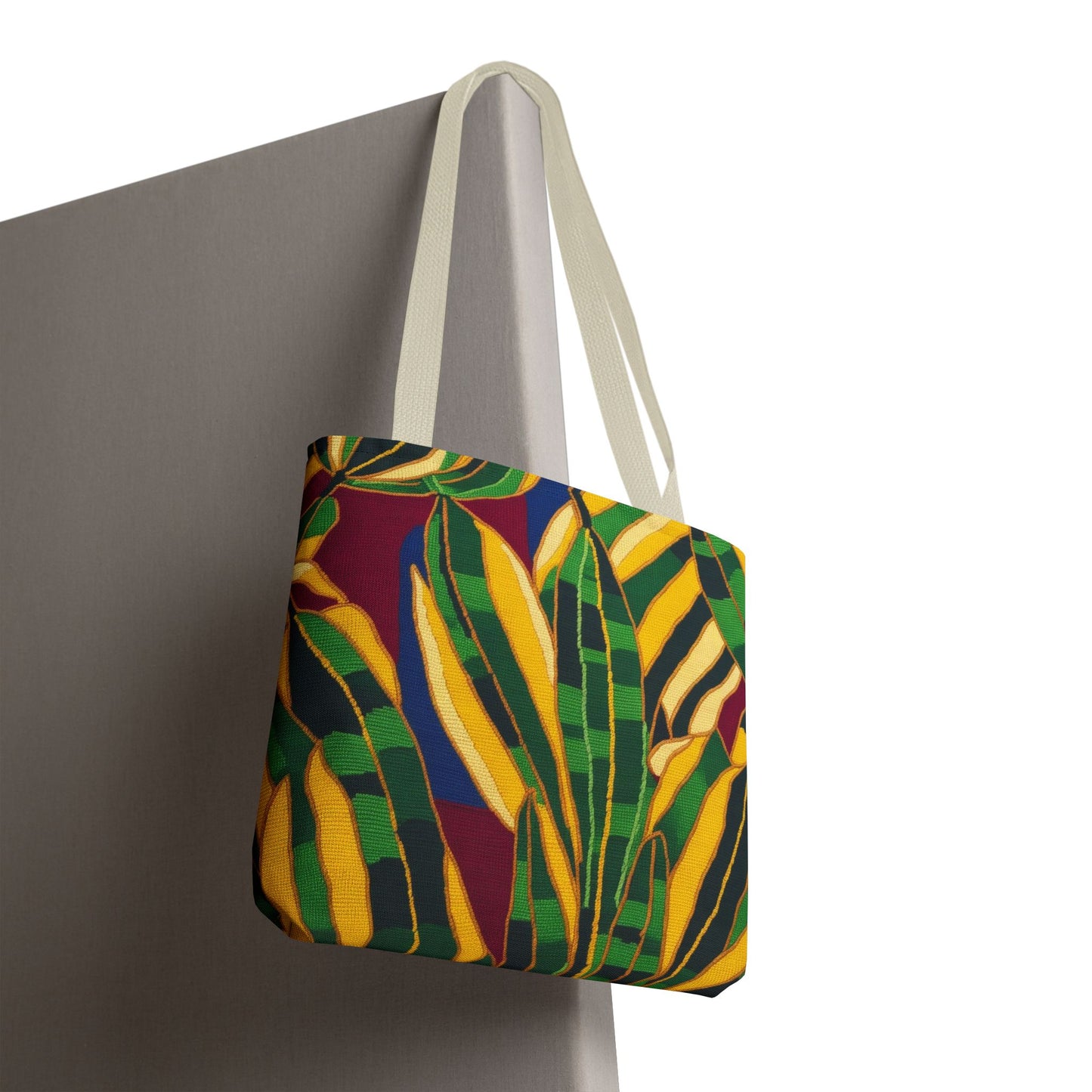 All-Over Colorful Tropical Palm Leaves Tote