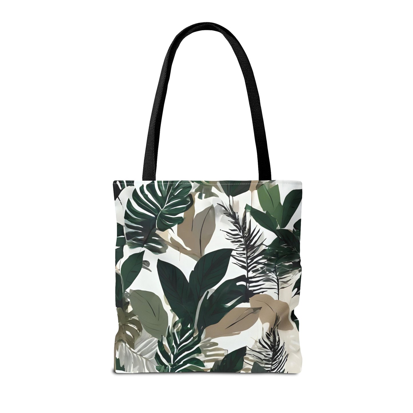 All-Over Tropical Leaves Print - Women's Tote Bag