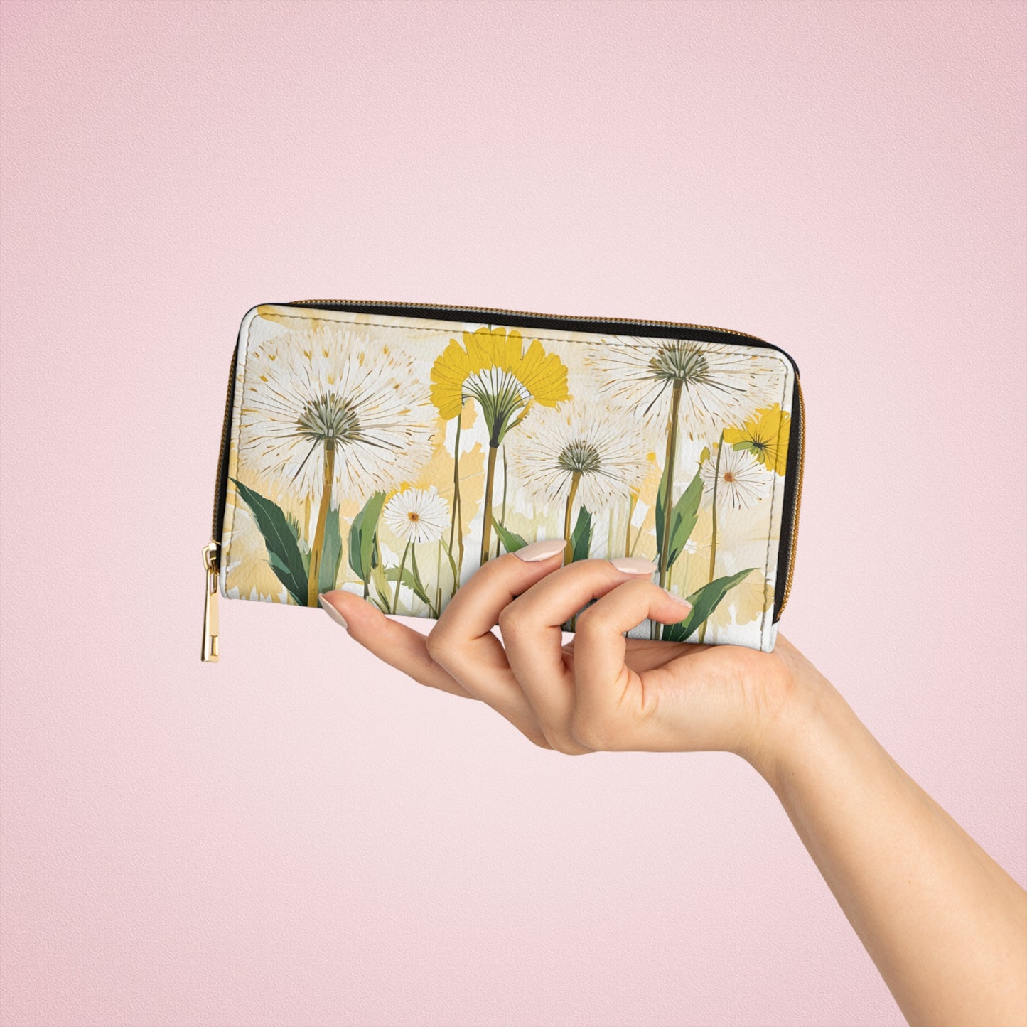 Women's Vegan Dandelion Wallet – Lightweight, Durable, & Stylish