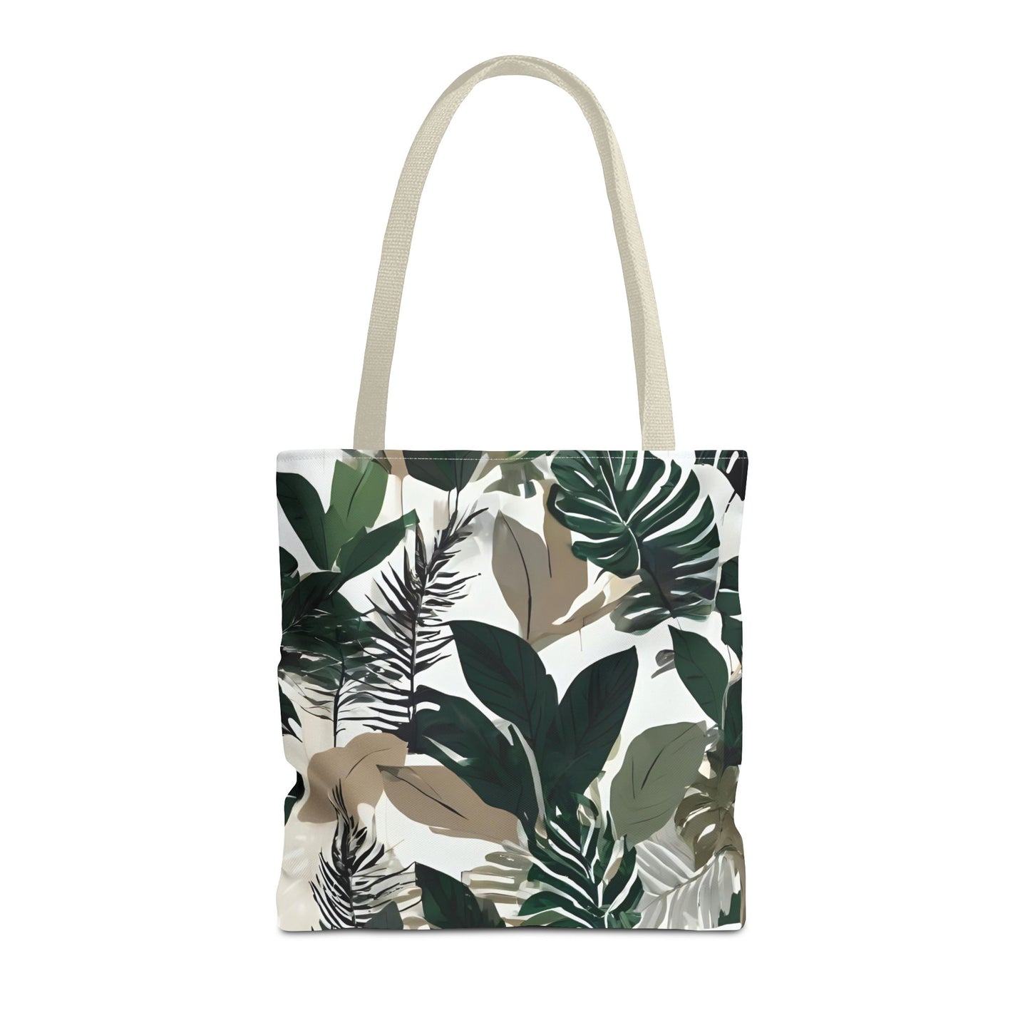 All-Over Tropical Leaves Print - Women's Tote Bag