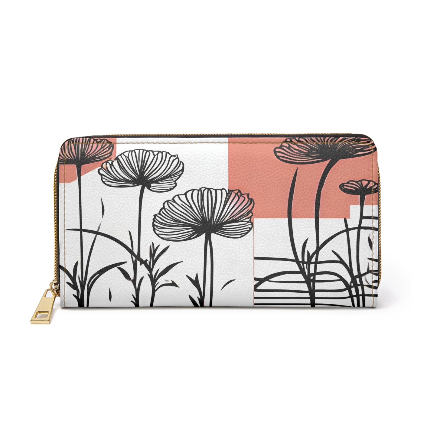Women's Coastal Floral Print - Women Abstract Wallet