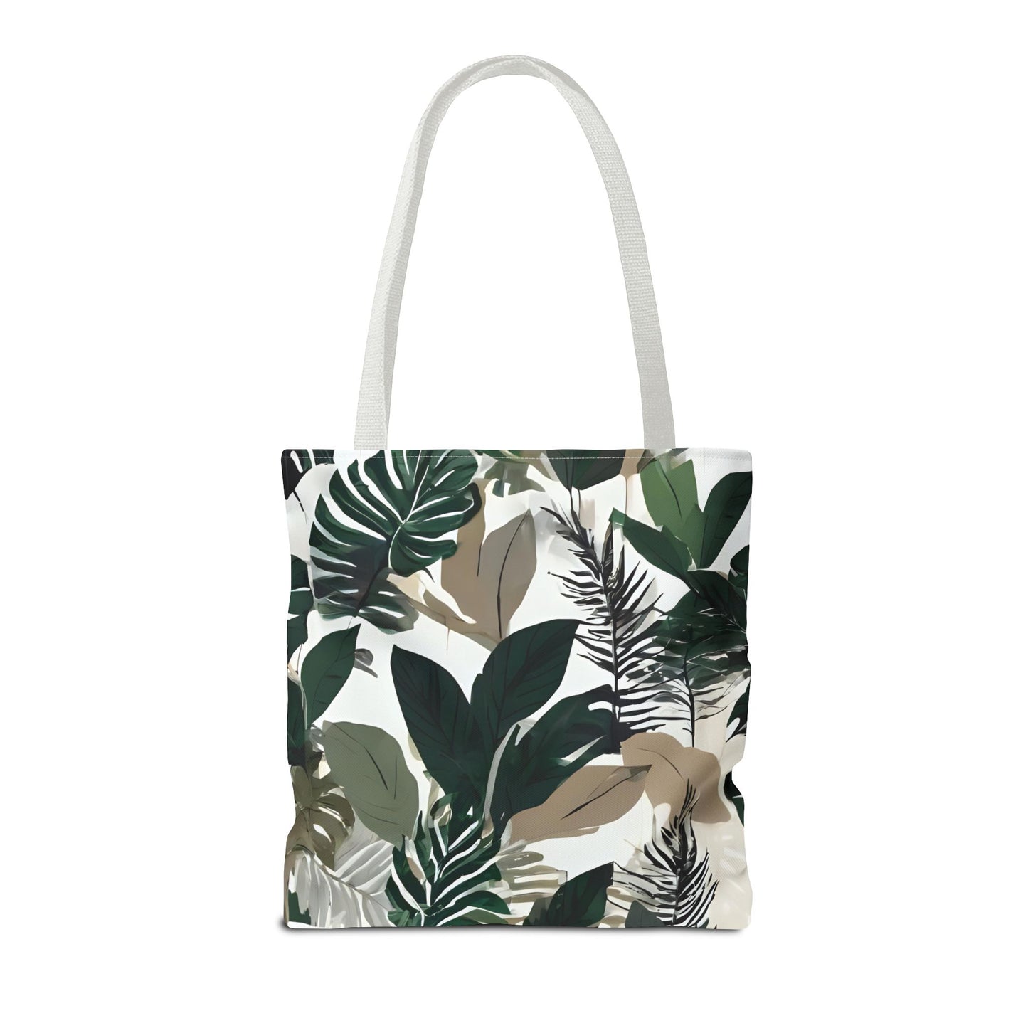All-Over Tropical Leaves Print - Women's Tote Bag