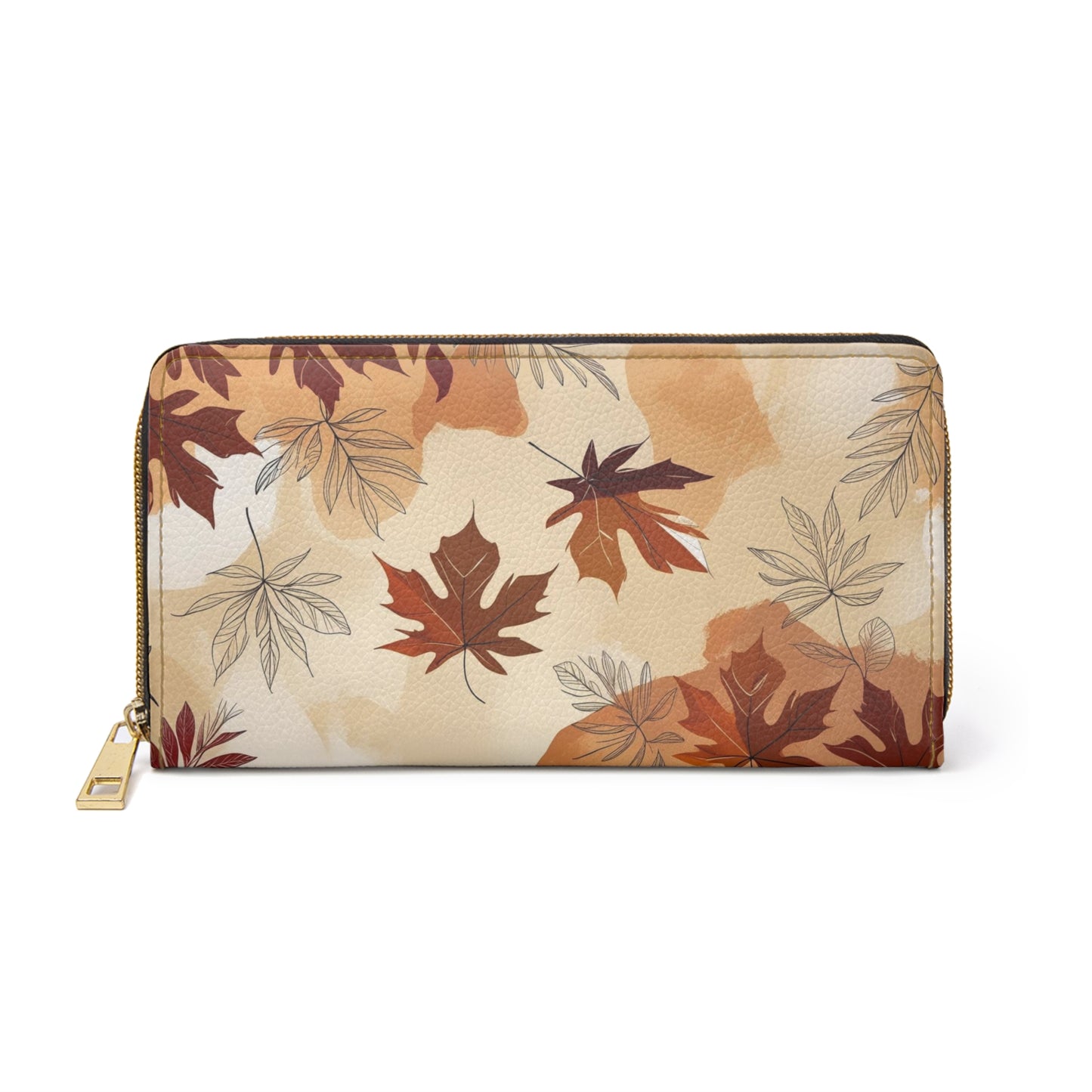 Women's Toasted Beige Autumn Leaf Wallet - Perfect for Everyday Use & Gifting