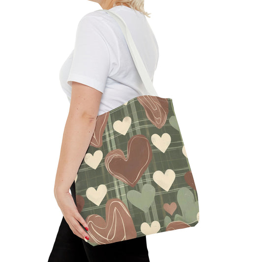 Boho Hearts - All-Over Print Women's Tote Bag