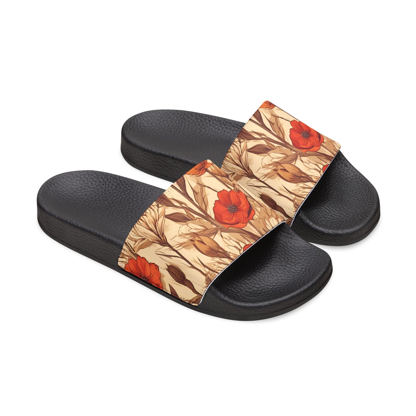 Spring/Summer Women's Botanical Removable-Strap Sandals for Summer Fun, Comfortable Slide Sandals, Beach Footwear, Casual Outdoor Sandals, Travel Ready [...]