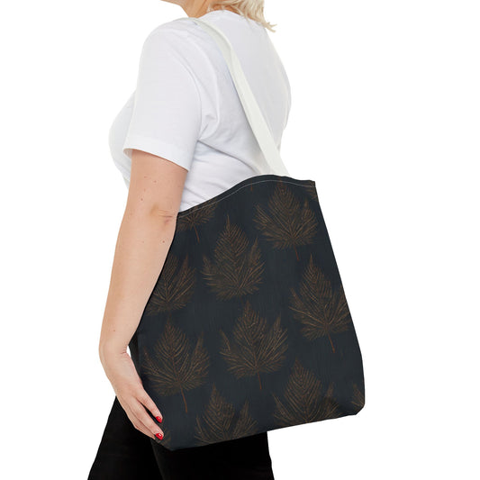 Autumn Leaf Tote Bag - Women's Everyday Abstract Autumn Shopping Bag