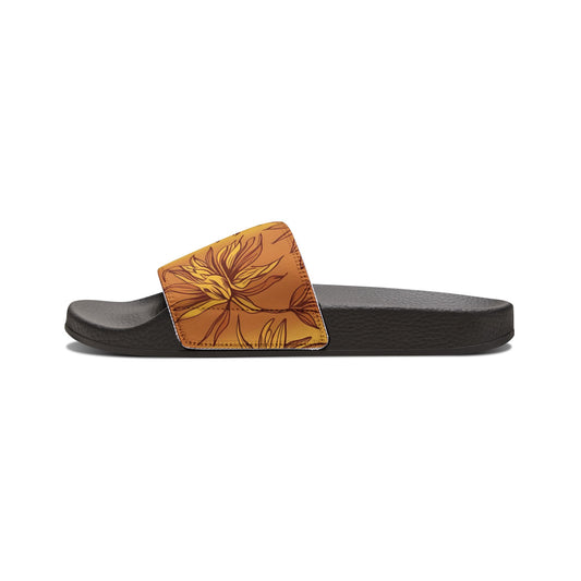 Spring/Summer Women's Botanical Slip-On Sandals, Comfortable Summer Footwear, Beach Shoes, Vacation Essentials, Trendy Slip-Ons