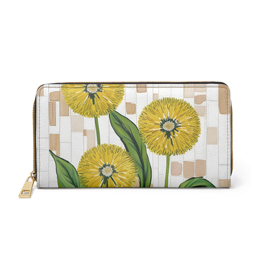 Women's Abstract Dandelion Wallet