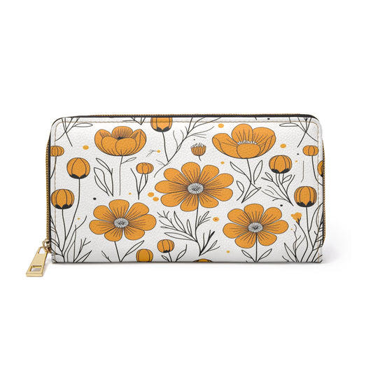 Women's Wildflower Bloom Wallet - Spirited Yellow