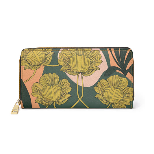Women's Wallets - Chic Botanical Abstract