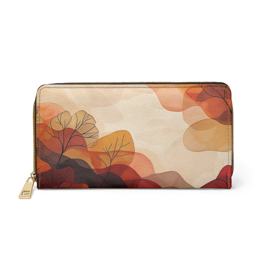 Women's Autumn Cider Leaf Wallet   - Perfect for Everyday Use & Gifting
