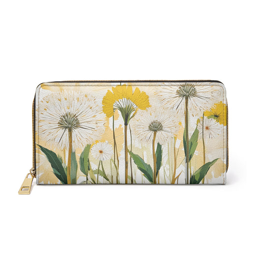 Women's  Vegan Dandelion Wallet – Lightweight, Durable, & Stylish