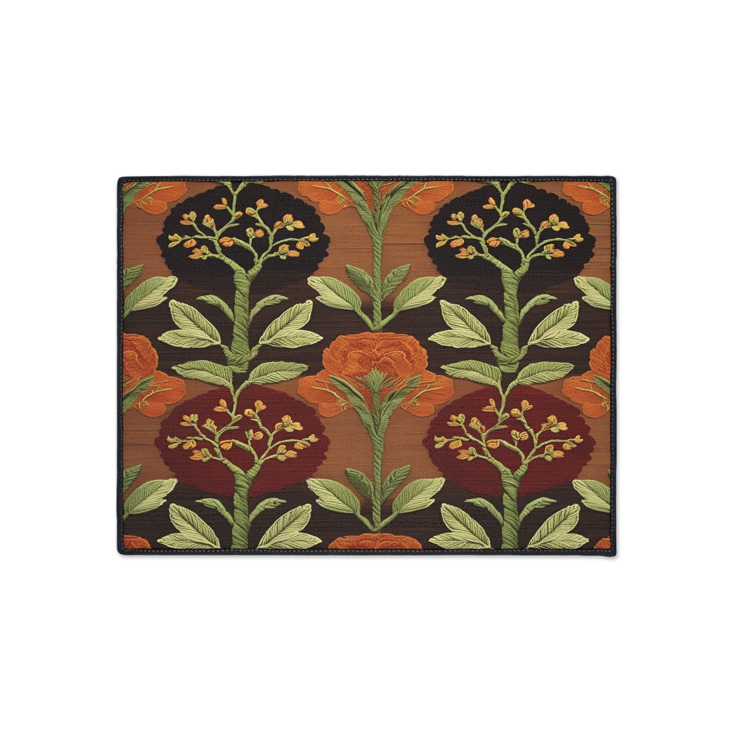Modern Autumn Tree Design - Heavy Duty Floor Mat - Elegant Floral Indoor/Outdoor Rug, Home Decor, Kitchen Mat, Entryway Welcome Mat, Durable Utility Mat