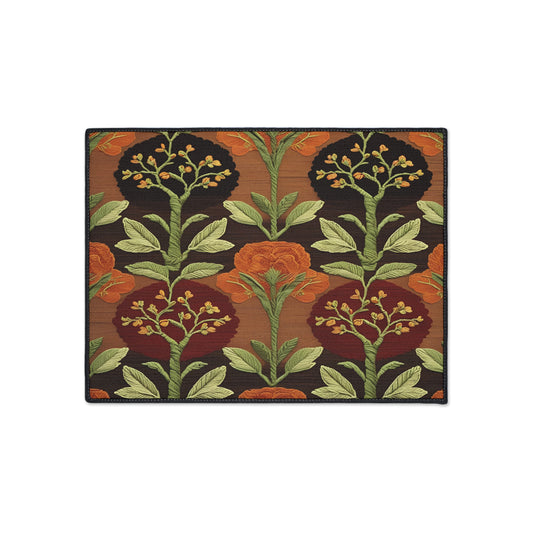Modern Autumn Tree Design - Heavy Duty Floor Mat - Elegant Floral Indoor/Outdoor Rug, Home Decor, Kitchen Mat, Entryway Welcome Mat, Durable Utility Mat